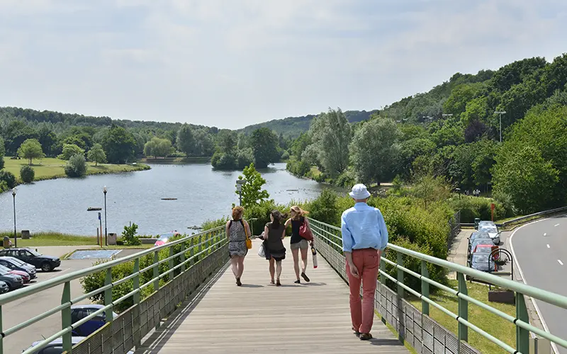 Le lac de Louvain-La-Neuve