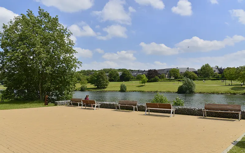 Le lac de Louvain-La-Neuve